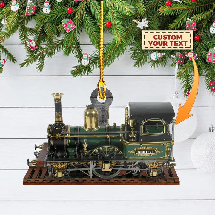 Custom Railroader Christmas Ornament Model Railway Xmas Tree Decorations Ideas
