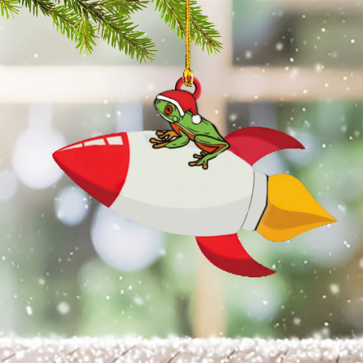 Missile Toad Ornament Funny Christmas Ornaments Xmas Tree Decorations