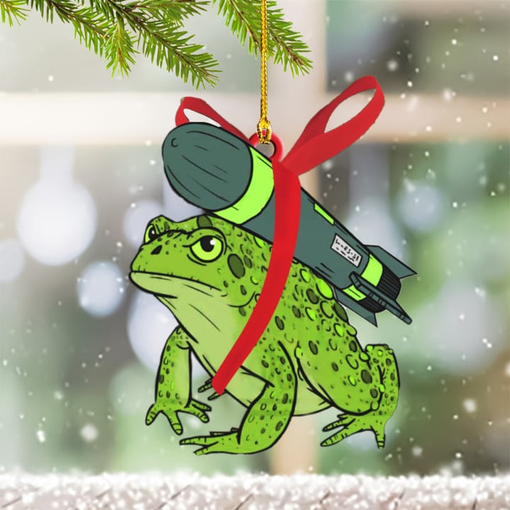Missile Toad Ornament Traditional Christmas Tree Decorations Presents