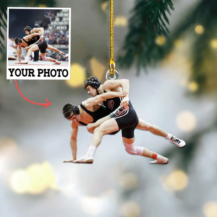 Personalized Photo Wrestler Christmas Ornament Wrestler Ornament Decoration Gifts