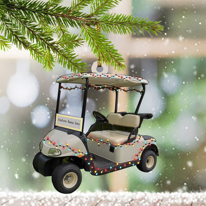 Personalized Golf Cart Christmas Ornament Christmas Tree Decorating Ideas Gifts For Golf Lovers