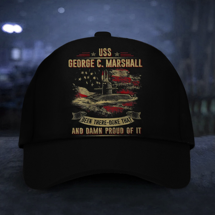 USS George C. Marshall Hat Proud Of It SSBN-654 Cap 2021 USN
