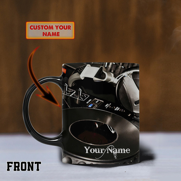Personalized DJ Mug DJ Players Great Coffee Mugs Gifts For Him Her