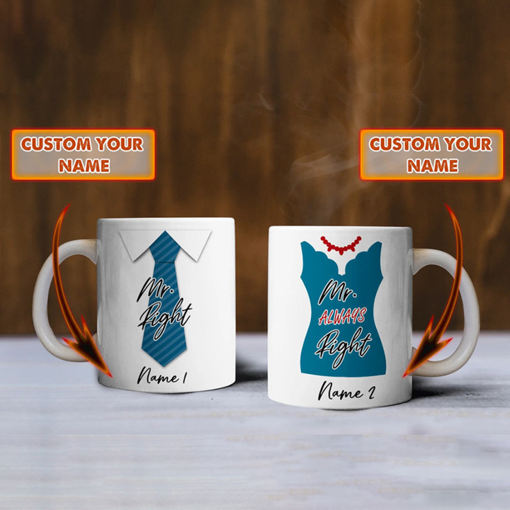 Custom Husband And Wife Mug Personalized Coffee Mugs For Couples Presents