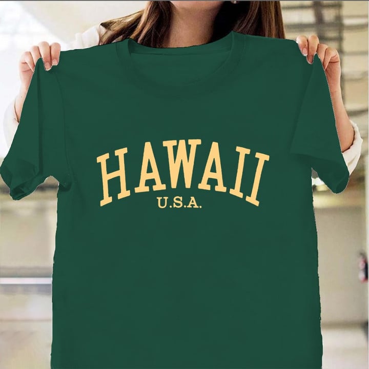 Hawaii Shirt Retro Vintage Hawaii U.S.A Shirt For Men Women