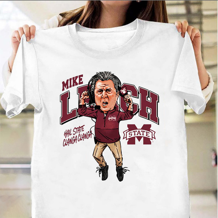 Mike Leach T-Shirt Mike Leach Mississippi State Shirt Funny Clothing T