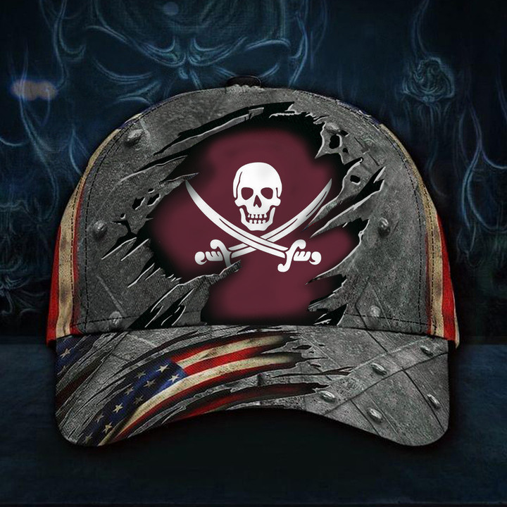 American Mississippi State Pirate Hat Ms State Pirate Cap Gift For Fans