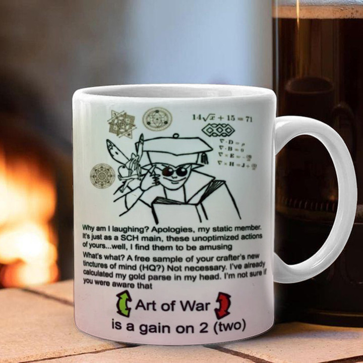 Art Of War Is A Gain On 2 Mug Funny Coffee Mugs For Adults Gifts