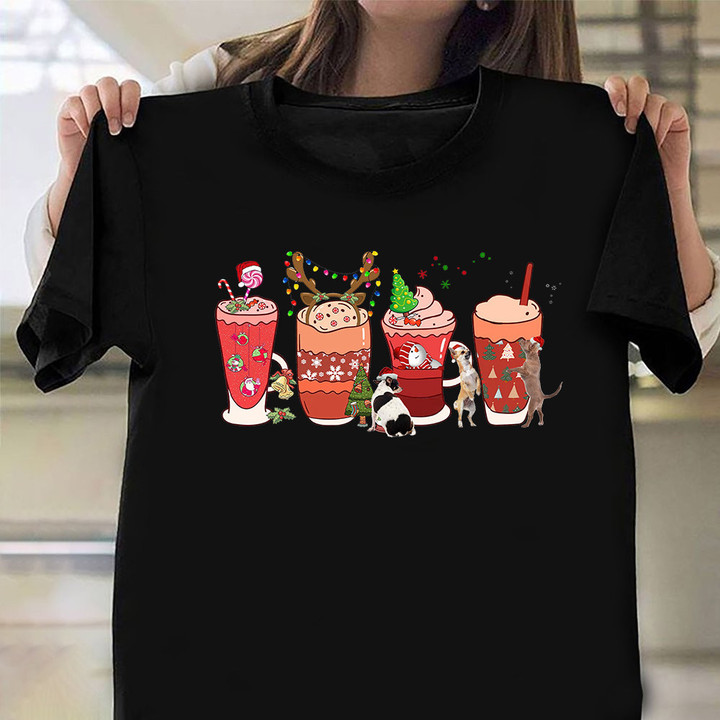 Chihuahua Christmas Coffee Assortment Shirt Chihuahua Lover Funny Xmas T-Shirt Gifts For Dude