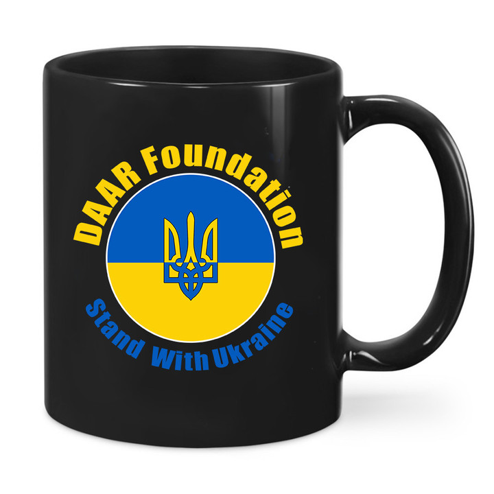 DAAR Foundation Mug Stand With Ukraine Merch Gift