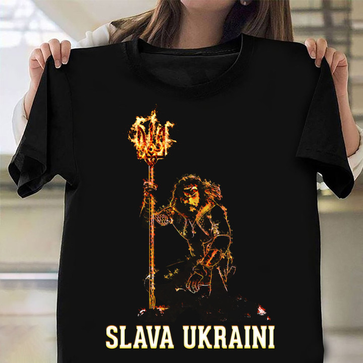 Stand With Ukraine Slava Ukraini Shirt Glory to Ukraine T-Shirt Gift