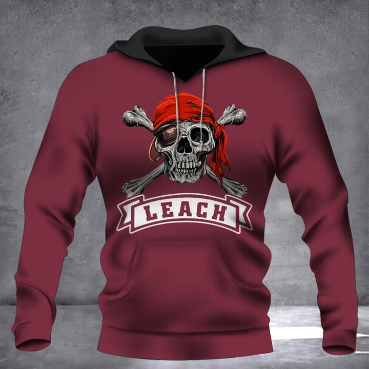 Mike Leach Pirate Hoodie Jolly Roger Mike Leach Clothing Gift For Men