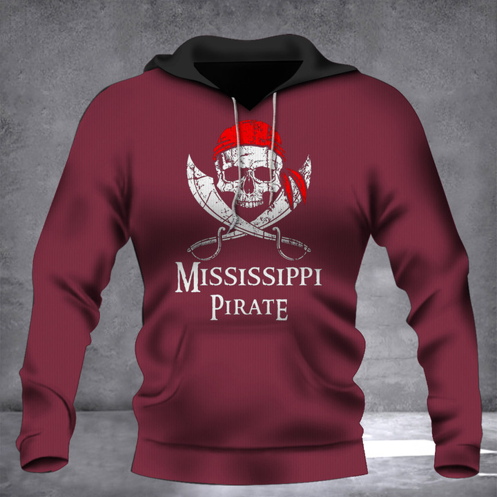 Mississippi State Pirate Hoodie Mike Leach Swing Your Sword Hoodie Clothing