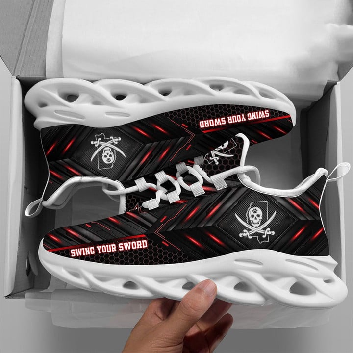Swing Your Sword Mike Leach Shoes Mississippi State Pirate Max Soul Shoes Football Gifts