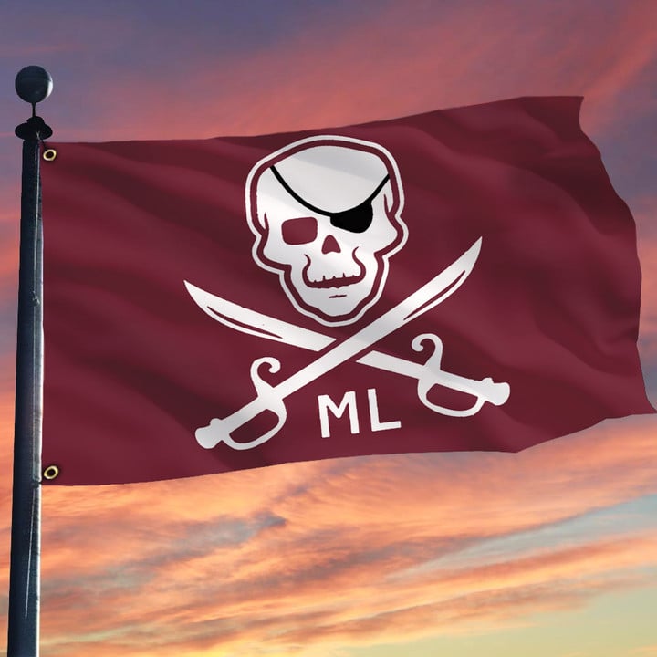Mike Leach Pirate Flag Mississippi State Football Pirate Flag Indoor Outdoor