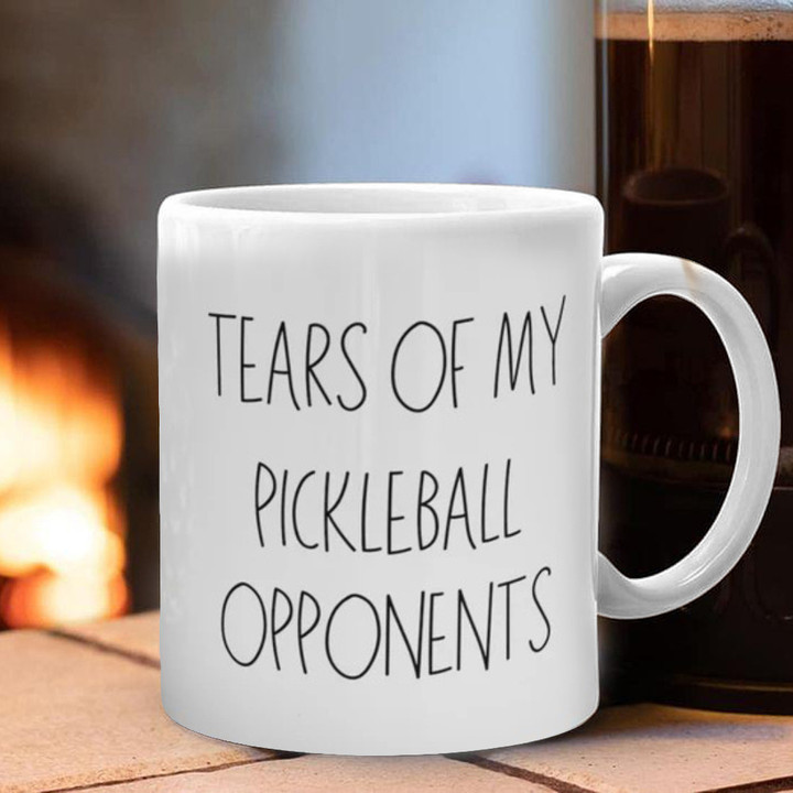Tears Of My Pickleball Opponents Mug Pickleball Player Coffee Mugs Gift Ideas For Friends