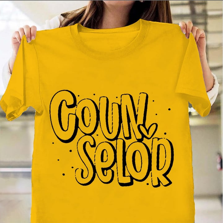 School Counselor T-Shirt Funny Counselor Shirts Gifts For Daughter