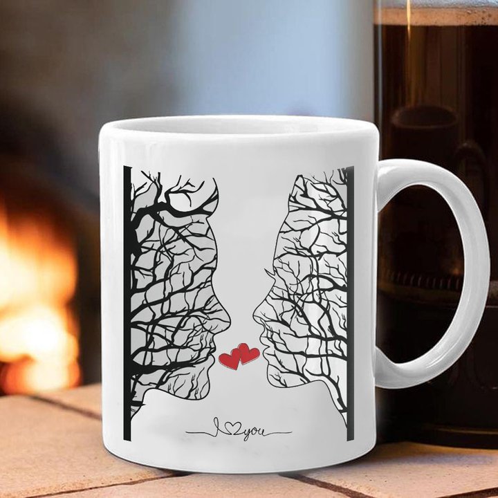Couple Tree Mug I Love You Coffee Mugs Valentine Day Gifts For Boyfriend
