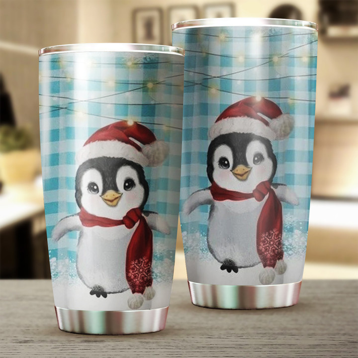 Christmas Penguin Tumbler Cute Penguin Tumbler Cups Gifts For Christmas