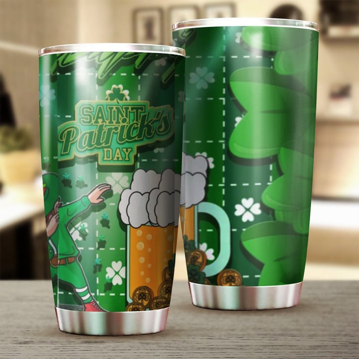 Happy Saint Patrick's Day Tumbler Irish Holiday Tumbler Cups Gifts For Him Her