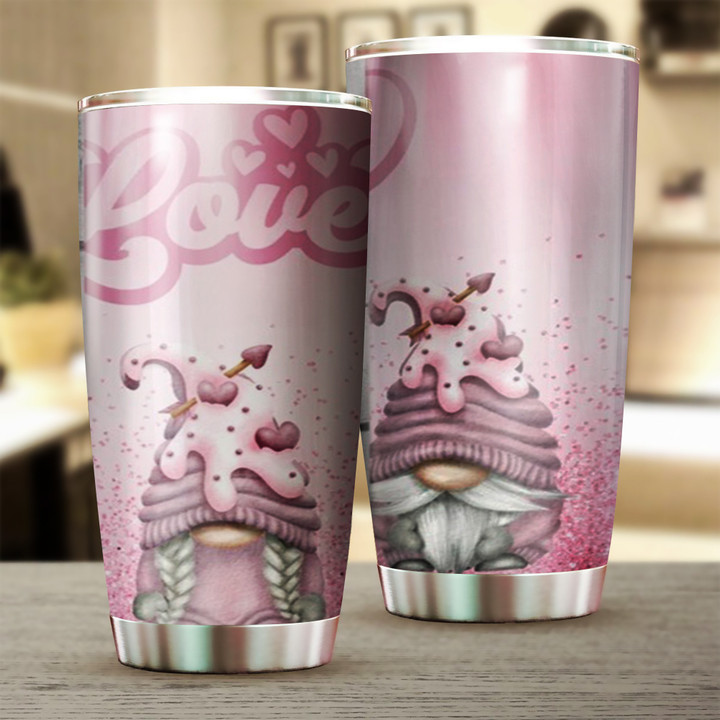 Valentine Gnome Tumbler Cute Coffee Tumblers Valentine Gifts For Wife