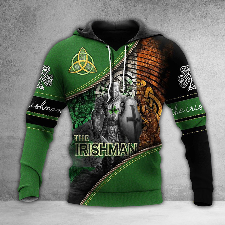 St Patrick's Day The Irish Man Hoodie St Patrick's Day Hoodie For 2023 Gift