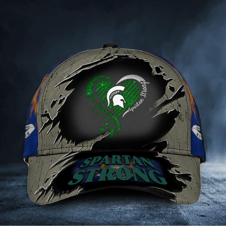 Spartan Strong Hat Vintage Retro Go Green Spartan Strong Hat Gifts For Sibling