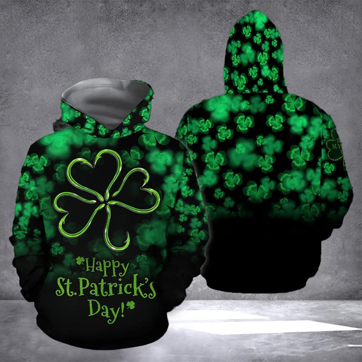 Happy St Patrick's Day Hoodie Irish Shamrock St Paddys Day Hoodie Gifts For Sibling