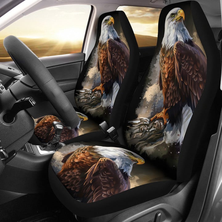 Bald Eagle Car Seat Cover Merchandise American Eagle Birthday Gift Ideas For Men