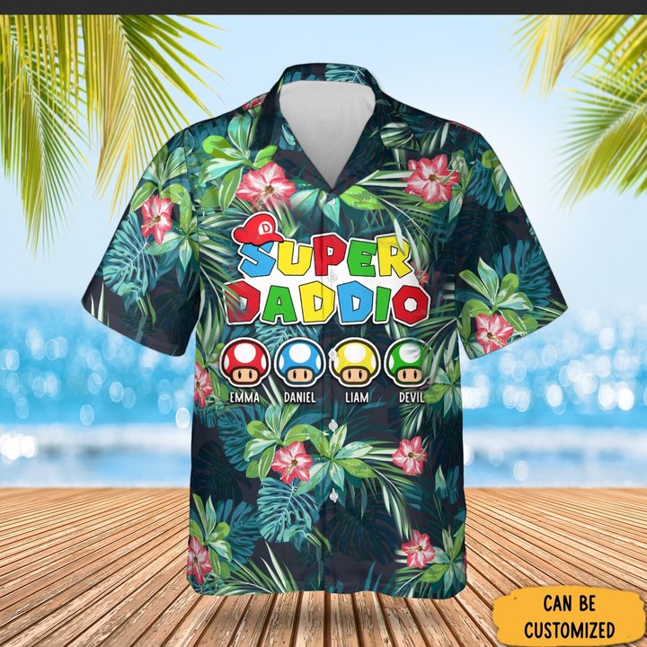 Personalized Super Daddio Shirt Fathers Day Shirts 2023 Dad Customized Gifts