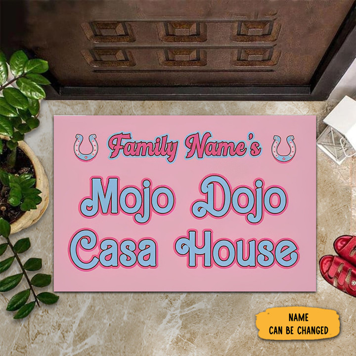 Custom Mojo Dojo Casa House Doormat Funny Front Door Mats Gift For Fan