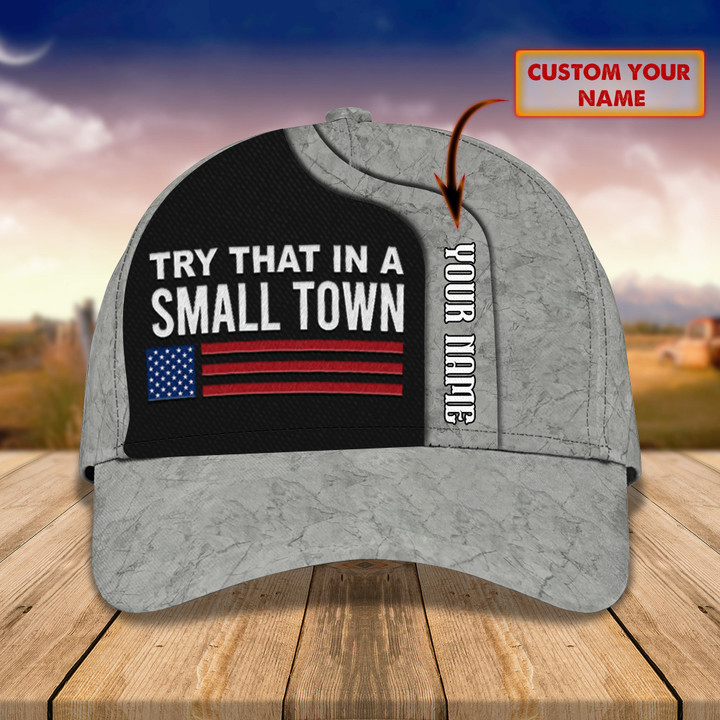 Personalized Try That In A Small Town Hats For Sale Country Music Fan Merch