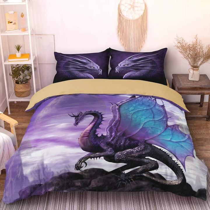 Fairy Tail Dragon Bedding Set 3D Print Dragon Duvet Cover Set Gift Ideas For Brothers