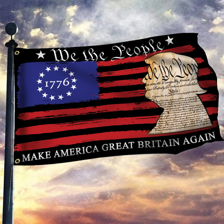 Trump 2024 Flag Make America Great Britain Again We The People Donald Trump 2024 Slogan