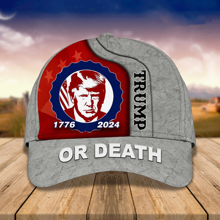 Trump Mugshot Hat 1776 2014 Trump Or Death Hat Patriotic Merchandise MAGA Merch
