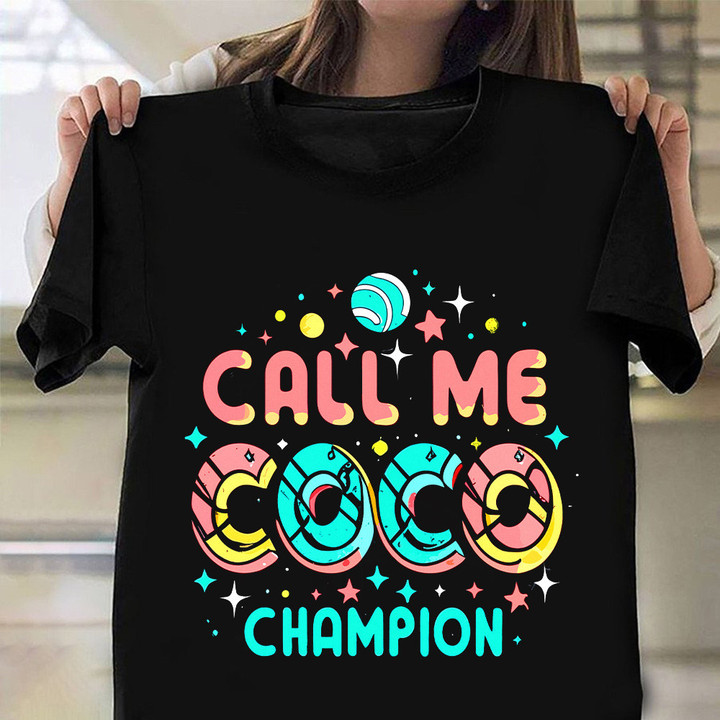 Coco Gauff Call Me Champion T-Shirt Call Me Coco Champion Shirt Team Gauff Fan Gift Ideas