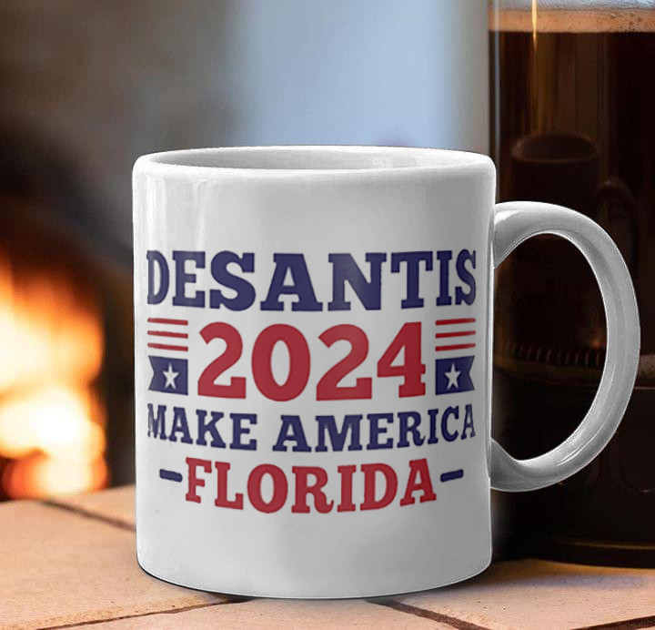 Desantis 2024 Make America Florida Mug Ron Desantis Merch For Supporters