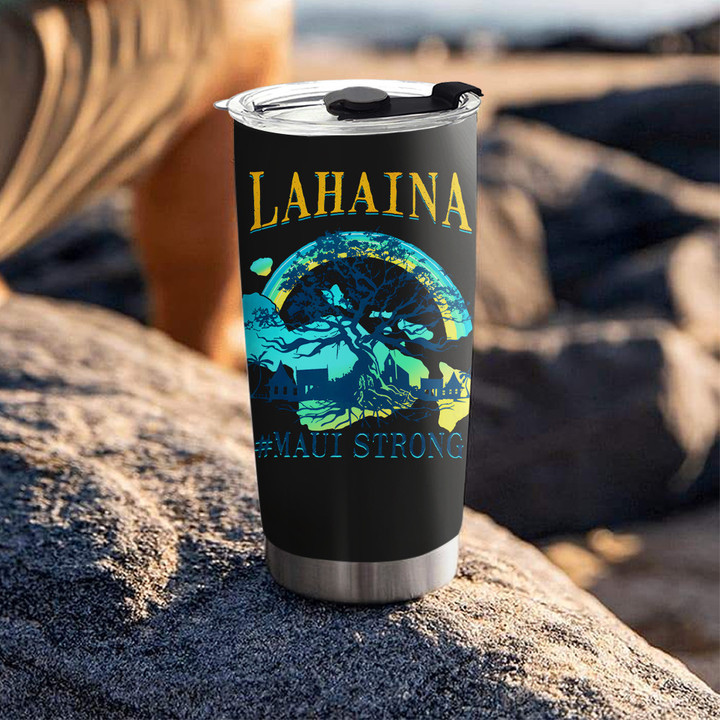 Lahaina Maui Strong Tumbler Vintage Support Hawaii Wildfire Lahaina Strong Merch
