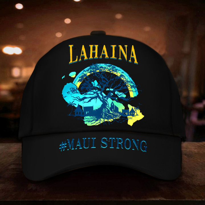 Lahaina Maui Strong Hat Vintage Support Hawaii Wildfire Lahaina Strong Merch