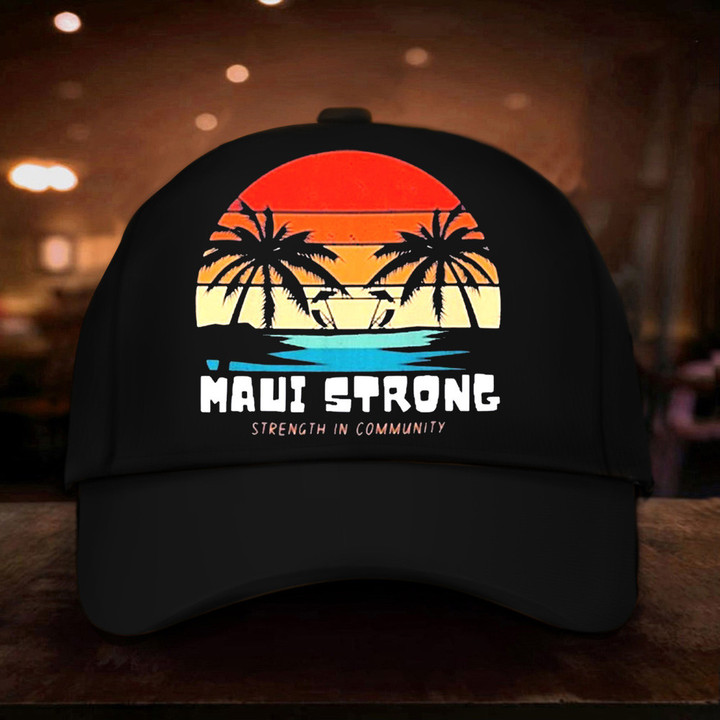 Maui Strong Hat Support Lahaina Strong 2023 Maui Relief Hat Merchandise