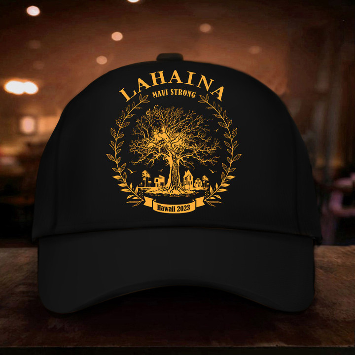 Lahaina Strong Hat Support For Hawaii Maui Wildfire Relief Hat Merch