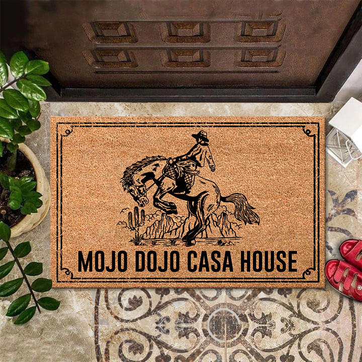 Mojo Dojo Casa House Doormat Cowboy Western Welcome Mats For Front Door