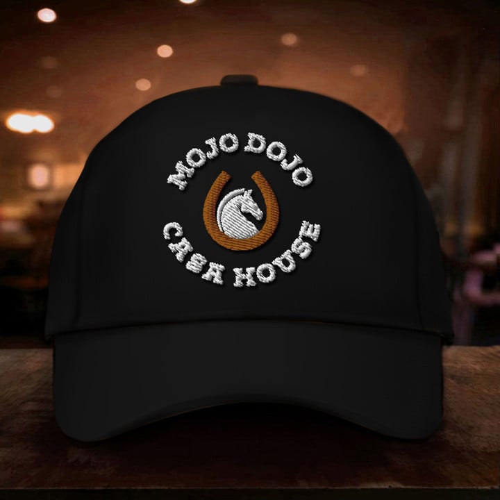 Mojo Dojo Casa House Hat Black The Mojo Dojo Casa House Funny Hat Gift Ideas For Fan
