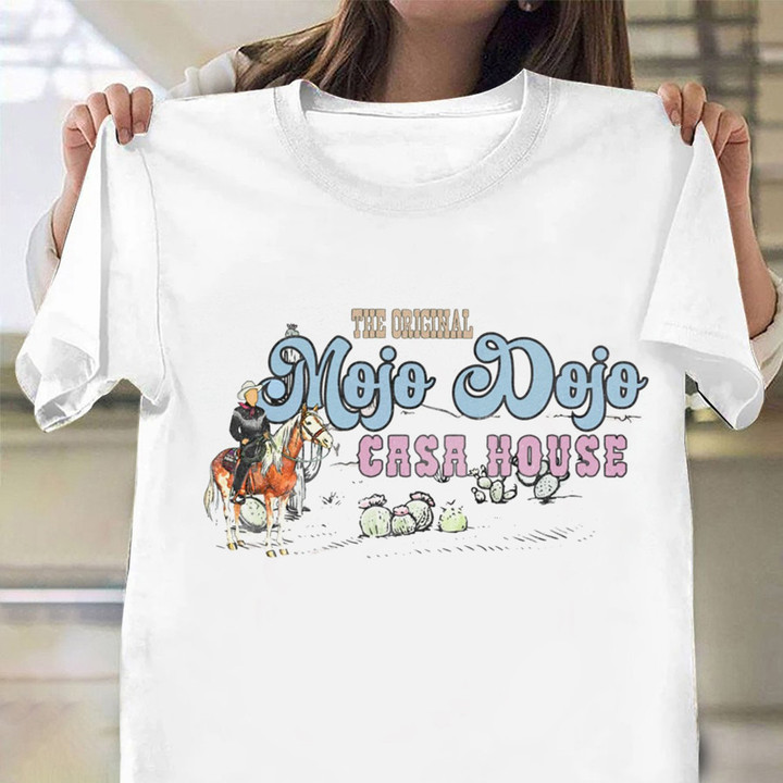 Mojo Dojo Casa House Shirt White Cowboy Western Mojo Dojo Casa House Merchandise
