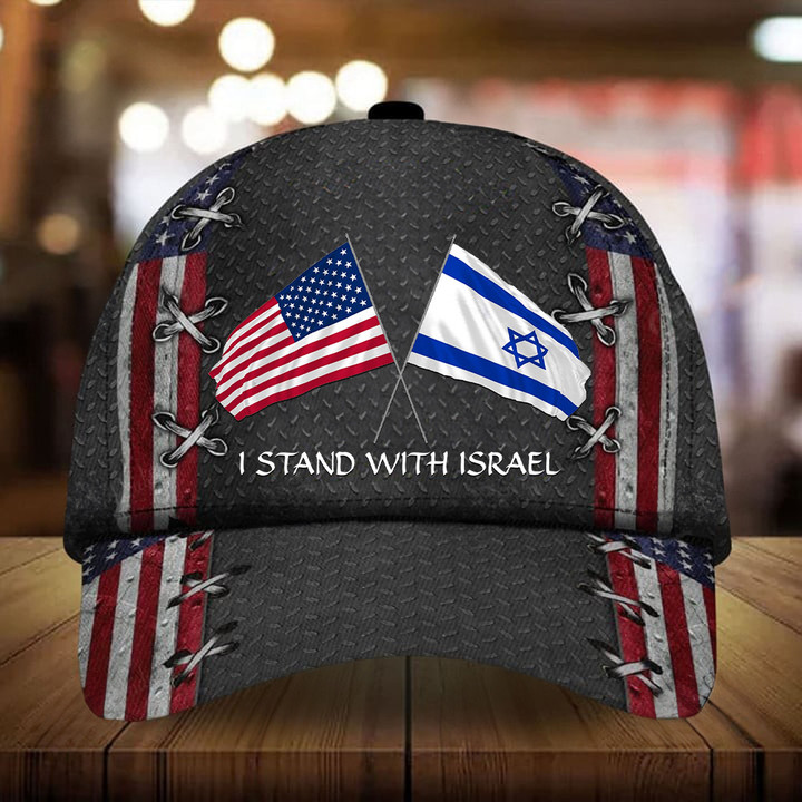 American I Stand With Israel Hat Support Israel Hat Gifts For Men