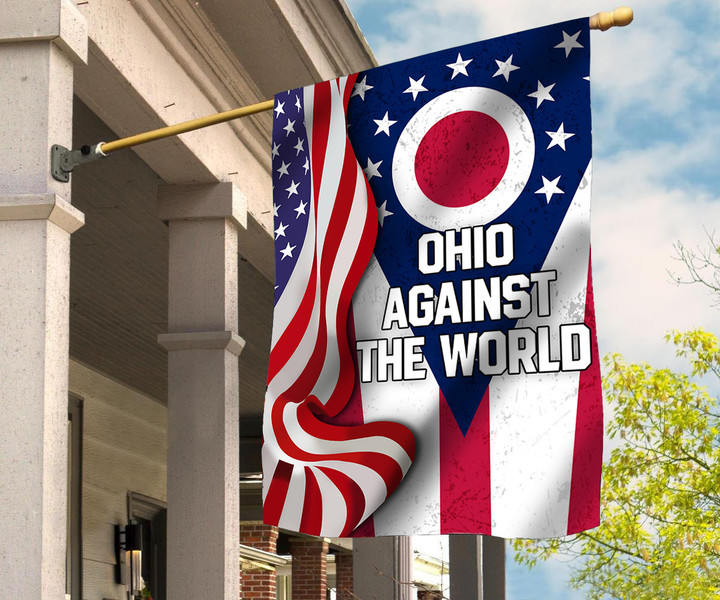 Ohio Against The World Flag Ryan Day Ohio State Against The World Merch
