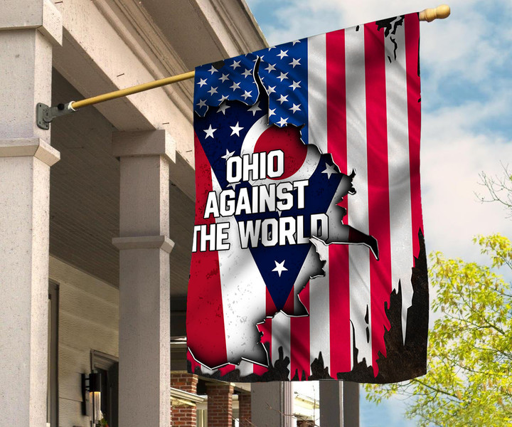 Ohio Against The World Flag With American Ryan Day Ohio State Against The World Flag