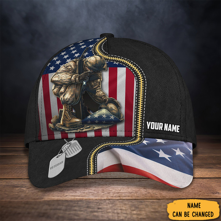 Personalized American Veteran Hat Mens American Flag Hat Veterans Day Gift Ideas