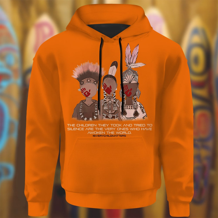 The Children They Took And Tried To Silence Hoodie Cacana Every Child Matters Awareness Apparel