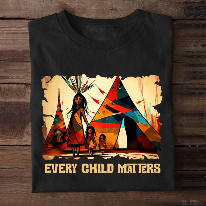 Every Child Matters Shirt Native Honour Residential School Victims Awareness Clothing